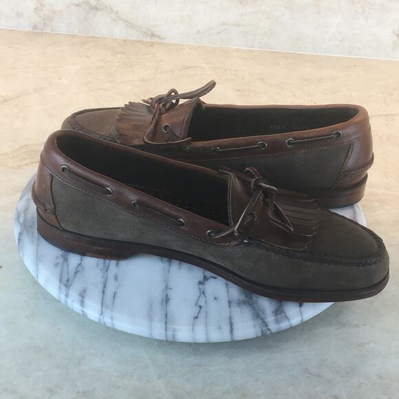 G. H. Bass & Co. Brown WEEJUNS Leather Loafer Men's Size 8 1/2 - Picture 3 of 16